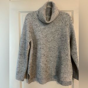 Madewell Gray Turtleneck Sweater